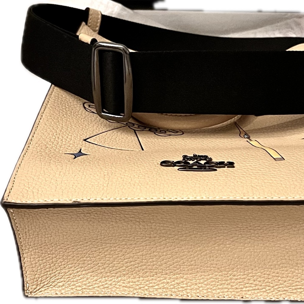 Coach X Special Edition Observed By Us Dylan Leather Tote w/Gunmetal - Picture 10 of 16